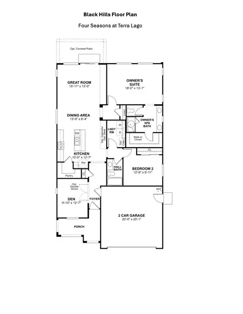 Floorplan - 43654 Treviso Dr, Indio, CA 92203 photo 1 of 1