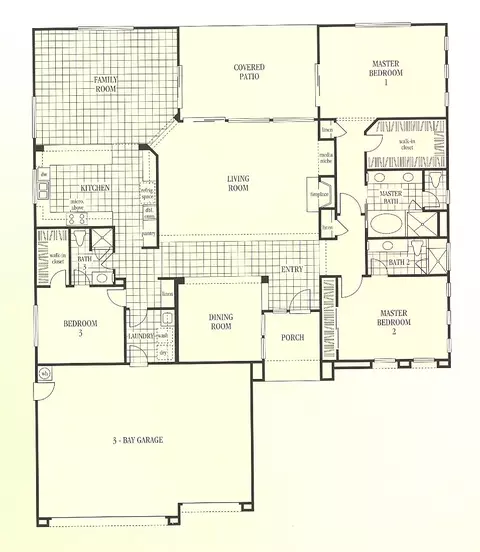 Floorplan - 43597 Spiaggia Pl, Indio, CA 92203 photo 1 of 1