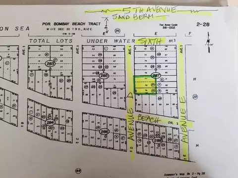3 Lots D Ave, Bombay Beach, CA 92257