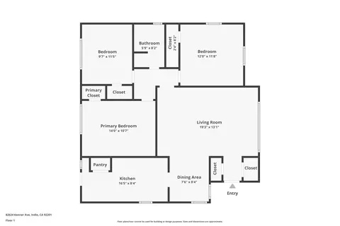 Floorplan - 82624 Kenner Ave, Indio, CA 92201 photo 1 of 1
