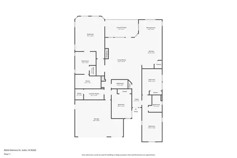 Floorplan - 85624 Molvena Dr, Indio, CA 92203 photo 1 of 1