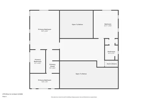 Floorplan - 2779 Wilson St, Carlsbad, CA 92008 photo 2 of 2