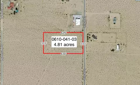 4 81 Acres On Lear Near Indian Trl, Twentynine Palms, CA 92277