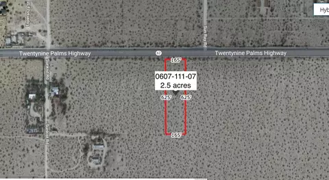 2 5 Acres On Hwy 62 Near Sunkist Hwy, Joshua Tree, CA 92252