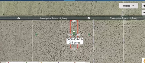 2 5 Acres Hwy 62 Near Robinson Dr, Joshua Tree, CA 92252