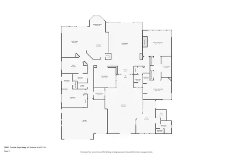 Floorplan - 79995 Double Eagle Way, La Quinta, CA 92253 photo 1 of 1