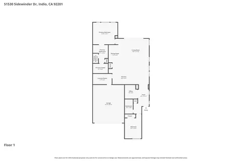 Floorplan - 51530 Sidewinder Dr, Indio, CA 92201 photo 1 of 1