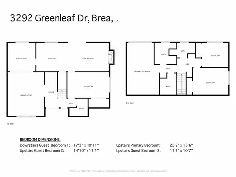 Floorplan - 3292 Greenleaf Dr, Brea, CA 92823 photo 1 of 1