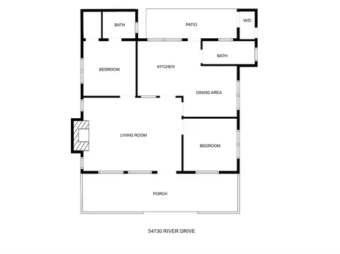 Floorplan - 54730 River Dr, Idyllwild, CA 92549 photo 1 of 1