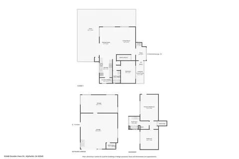 Floorplan - 52440 Double View Dr, Idyllwild, CA 92549 photo 2 of 2