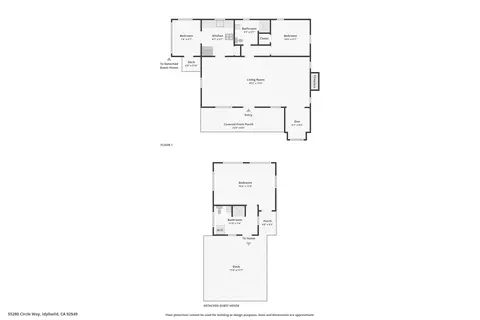 Floorplan - 55280 Circle Way, Idyllwild, CA 92549 photo 3 of 3