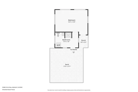 Floorplan - 55280 Circle Way, Idyllwild, CA 92549 photo 2 of 2