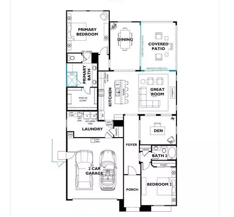 Floorplan - 82570 E Mccarroll Dr, Indio, CA 92201 photo 1 of 1