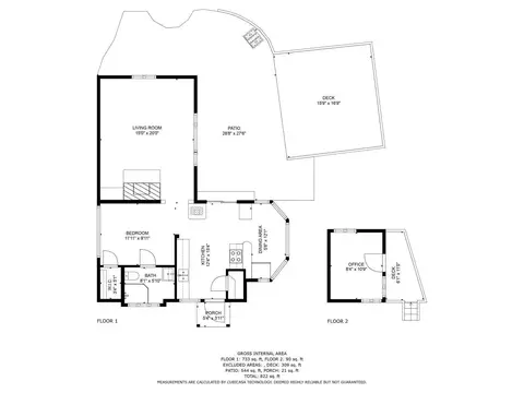 Floorplan - 53226 Overlook Dr, Idyllwild, CA 92549 photo 1 of 2