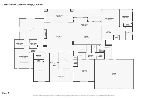 1 Siena Vista Ct, Rancho Mirage, CA 92270
