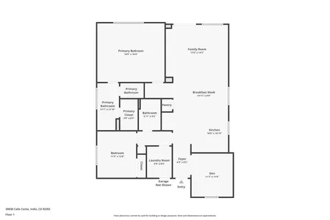 Floorplan - 39838 Calle Coche, Indio, CA 92203 photo 2 of 2