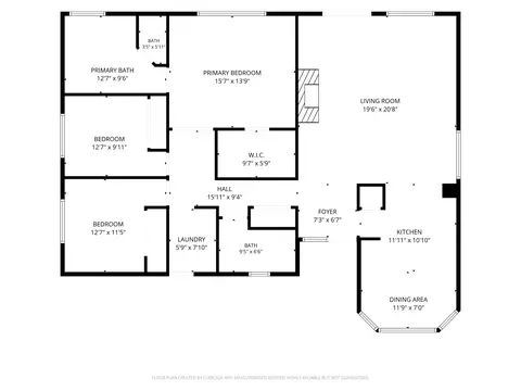 Floorplan - 1522 Sutherland St, Lancaster, CA 93534 photo 1 of 1