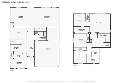 Floorplan - 84701 Merus Ave, Indio, CA 92203 photo 1 of 1