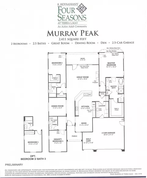 Floorplan - 43086 Borretti Way, Indio, CA 92203 photo 1 of 1
