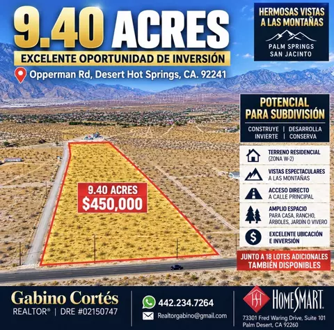 0 Opperman Rd, Desert Hot Springs, CA 92241