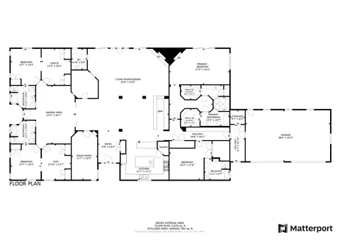 Floorplan - 705 S Rice Rd, Ojai, CA 93023 photo 1 of 1