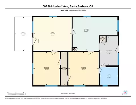 Floorplan - 507 Brinkerhoff Ave, Santa Barbara, CA 93101 photo 1 of 4