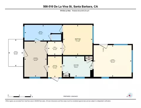 Floorplan - 507 Brinkerhoff Ave, Santa Barbara, CA 93101 photo 3 of 4