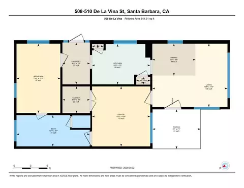Floorplan - 507 Brinkerhoff Ave, Santa Barbara, CA 93101 photo 2 of 4