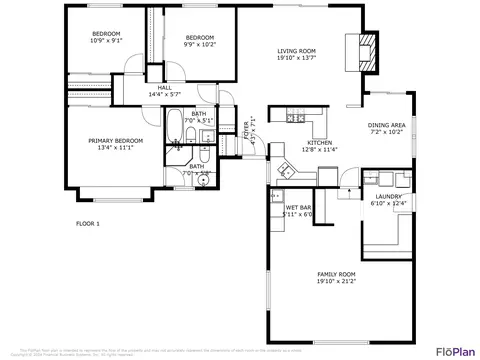 Floorplan - 71 Warwick Pl, Goleta, CA 93117 photo 1 of 1