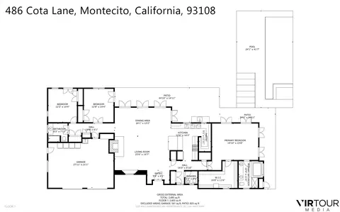 Floorplan - 486 Cota Ln, Montecito, CA 93108 photo 1 of 1