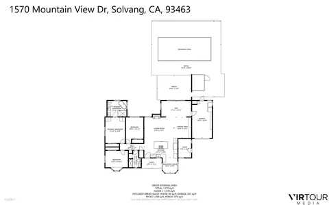 Floorplan - 1570 Mountain View Dr, Solvang, CA 93463 photo 1 of 2