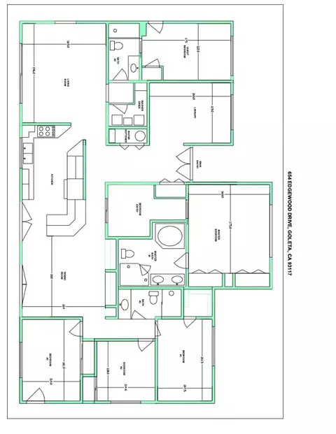 Floorplan - 654 Edgewood Dr, Goleta, CA 93117 photo 1 of 1