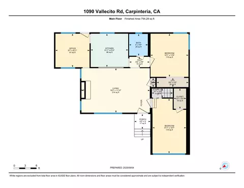 Floorplan - 1090 Vallecito Rd, Carpinteria, CA 93013 photo 1 of 2