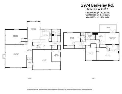 Floorplan - 5964 Berkeley Rd, Goleta, CA 93117 photo 1 of 1