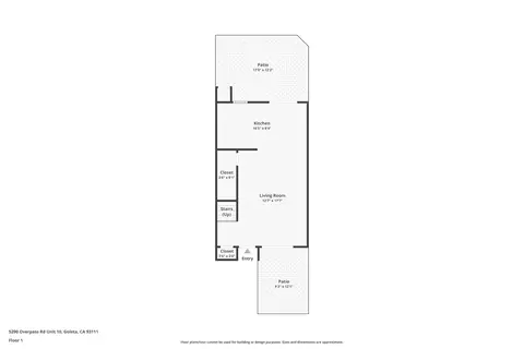 Floorplan - 5290 Overpass Rd #10, Goleta, CA 93111 photo 2 of 3