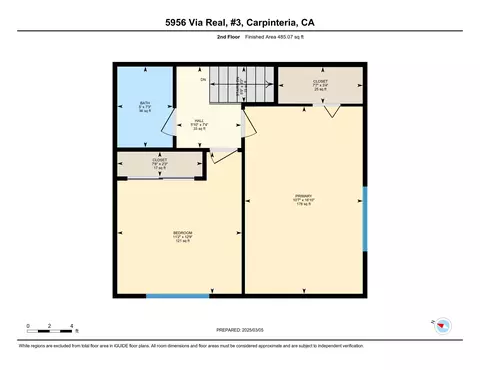 Floorplan - 5956 Via Real #3, Carpinteria, CA 93013 photo 2 of 2