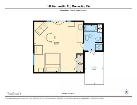 Floorplan - 189 Hermosillo Rd, Montecito, CA 93108 photo 3 of 3