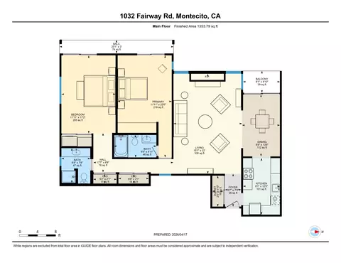 Floorplan - 1032 Fairway Rd, Montecito, CA 93108 photo 1 of 1