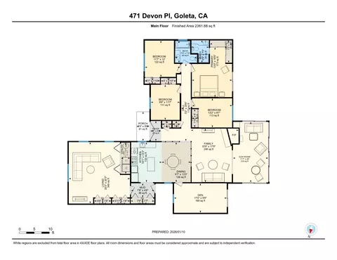 Floorplan - 471 Devon Pl, Goleta, CA 93111 photo 1 of 1