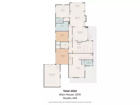 Floorplan - 323 E Arrellaga St, Santa Barbara, CA 93101 photo 1 of 1