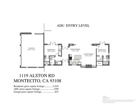 Floorplan - 1119 Alston Rd, Montecito, CA 93108 photo 4 of 4
