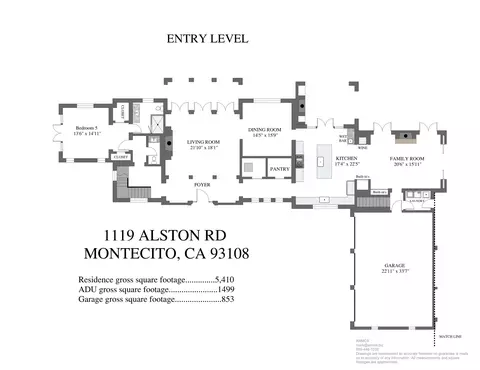 Floorplan - 1119 Alston Rd, Montecito, CA 93108 photo 2 of 4