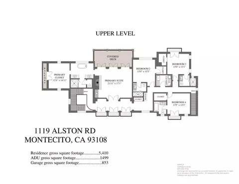 Floorplan - 1119 Alston Rd, Montecito, CA 93108 photo 3 of 4
