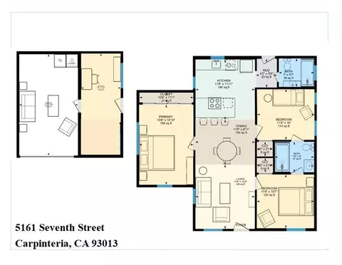 Floorplan - 5161 7th St, Carpinteria, CA 93013 photo 2 of 2