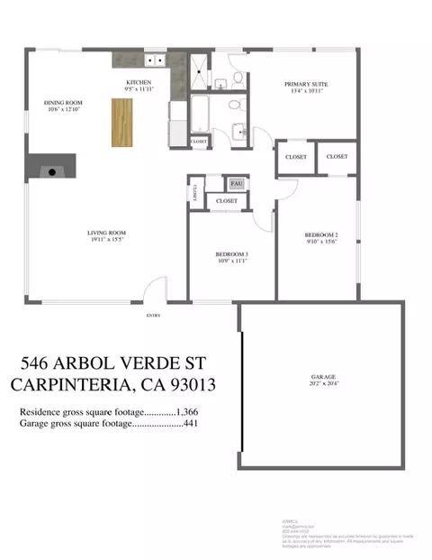 Floorplan - 546 Arbol Verde St, Carpinteria, CA 93013 photo 1 of 1