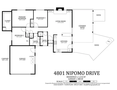 Floorplan - 4801 Nipomo Dr, Carpinteria, CA 93013 photo 1 of 1