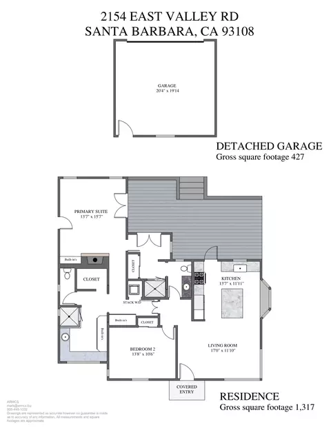 Floorplan - 2154 E Valley Rd, Montecito, CA 93108 photo 1 of 1