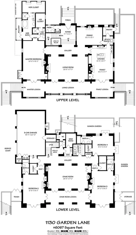 Floorplan - 1130 Garden Ln, Montecito, CA 93108 photo 1 of 2