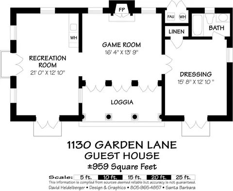 Floorplan - 1130 Garden Ln, Montecito, CA 93108 photo 2 of 2