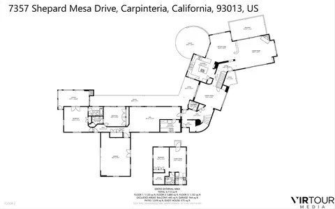Floorplan - 7357 Shepard Mesa Rd, Carpinteria, CA 93013 photo 1 of 3